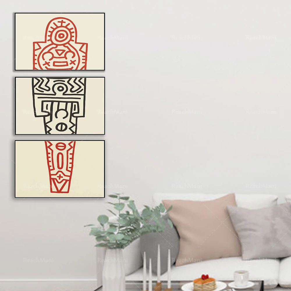 Mid-century modern art prints • Modern art prints • Minimalist prints • Ethnic inspirational prints home decoration posters