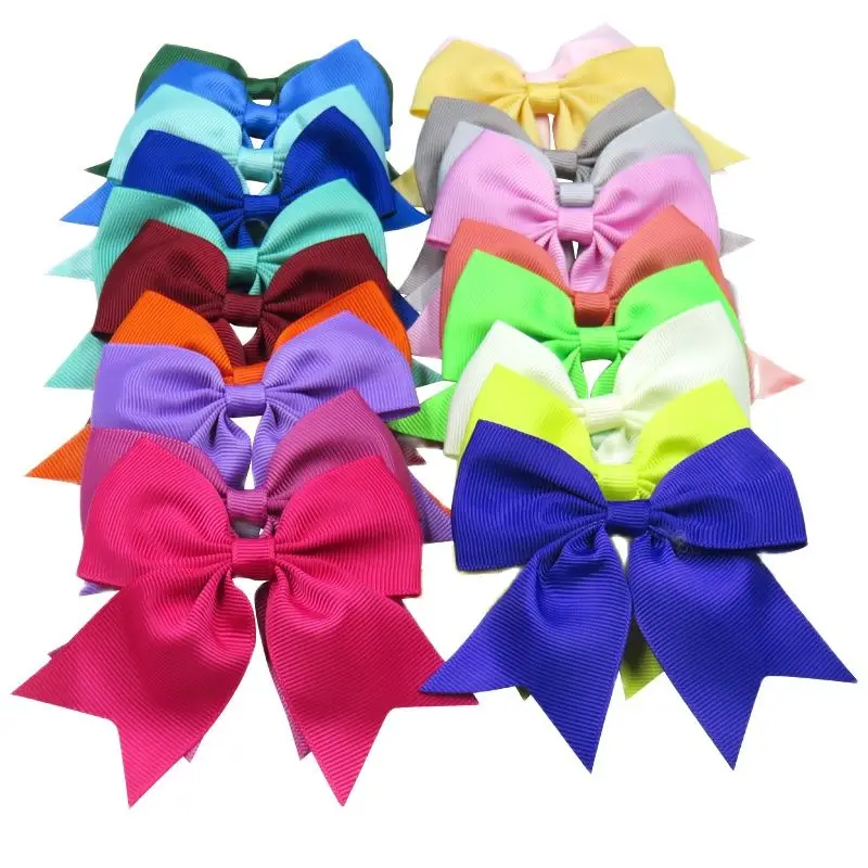 1PCS Swallowtail Ribbon Bow Kids Clip Papeleria Small Girls Bohemian Vintage Hairpins Scrunchy Office Hair Accessories For Women