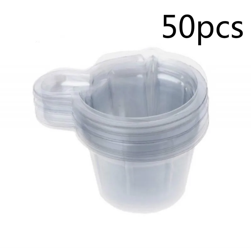 25/50/100pcs 40ML Plastic Disposable Cups Dispenser Silicone Resin Mold Kit For DIY Epoxy Resin Jewelry Making Tools Accessories
