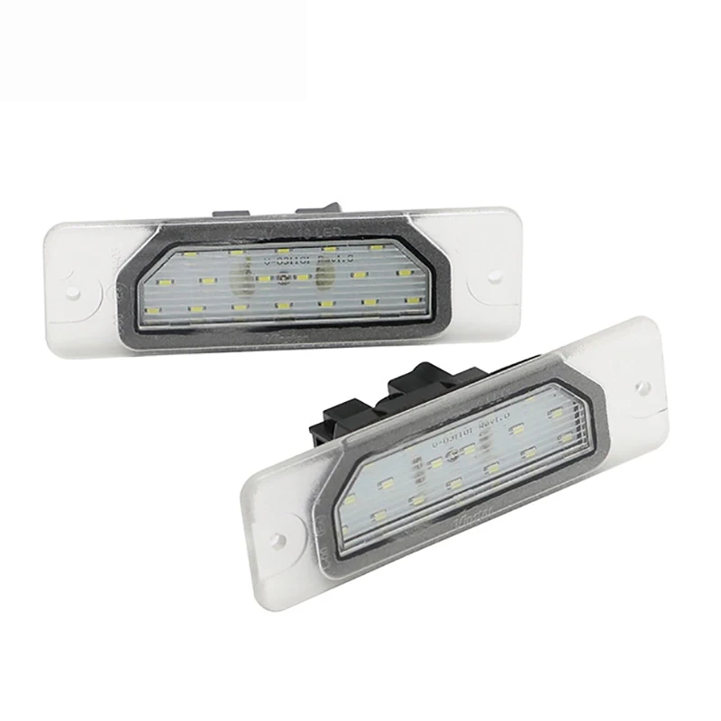 2x Car 18 Smd LED E4 Approved LED License Plate Lamp Lights for Nissan CEFIRO A33 99~03 For MAXIMA 00~06 for Fuga 09-up