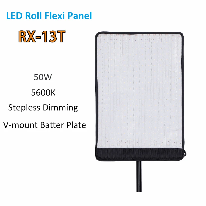 FalconEyes-Kit de iluminación de fotografía y vídeo, RX-13T, portátil, Flexible