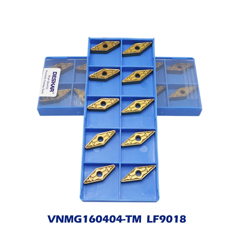 10 шт. VNMG160404 VNMG160408 TM LF9018 LF9118 100% оригинальная твердосплавная вставка для настольного компьютера режущий инструмент токарный станок с ЧПУ Токарный Инструмент для стали