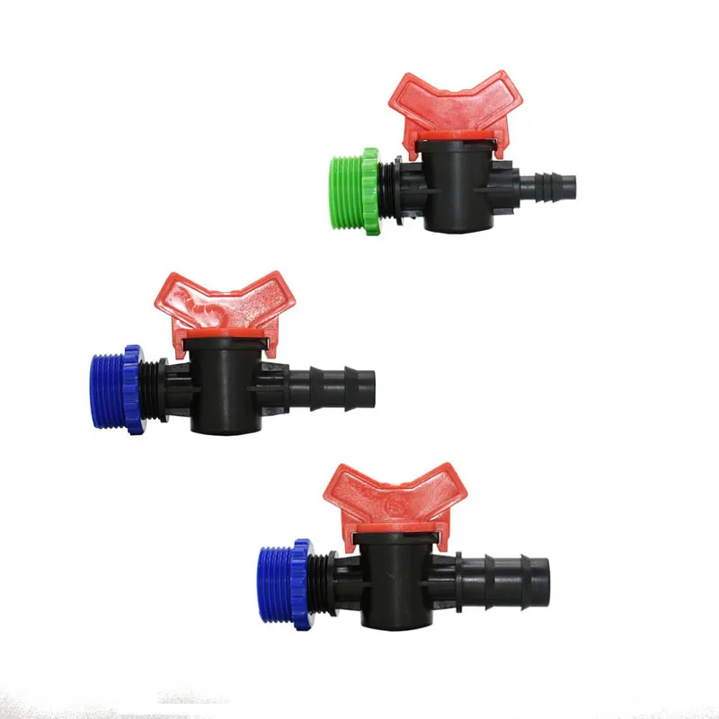 

Male Thread 1/2" 3/4" To 3/8 16mm 20mm Hose Garden Tap 8/11 1/2 3/4 Hose Irrigation Water Valve Crane Connectors 20Pcs