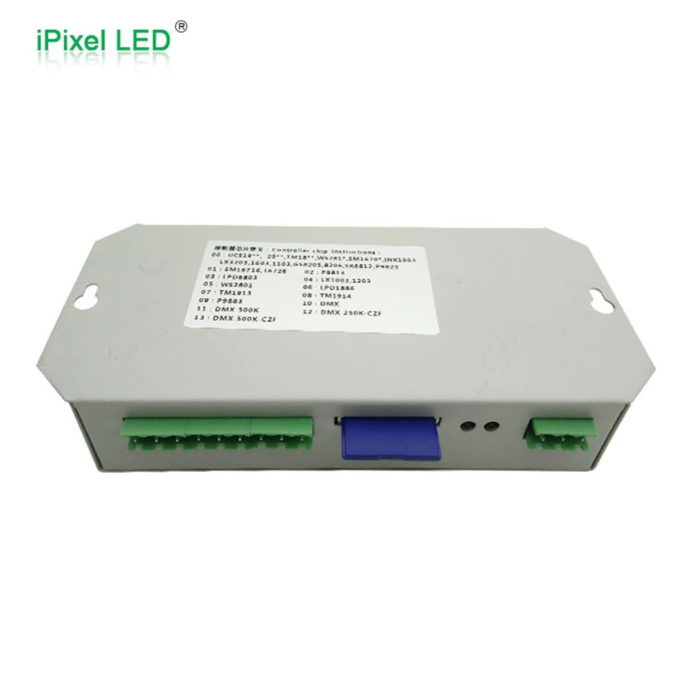 K1000C Programmable SD Card Pixel LED Controller With Input Voltage DC5V-24V