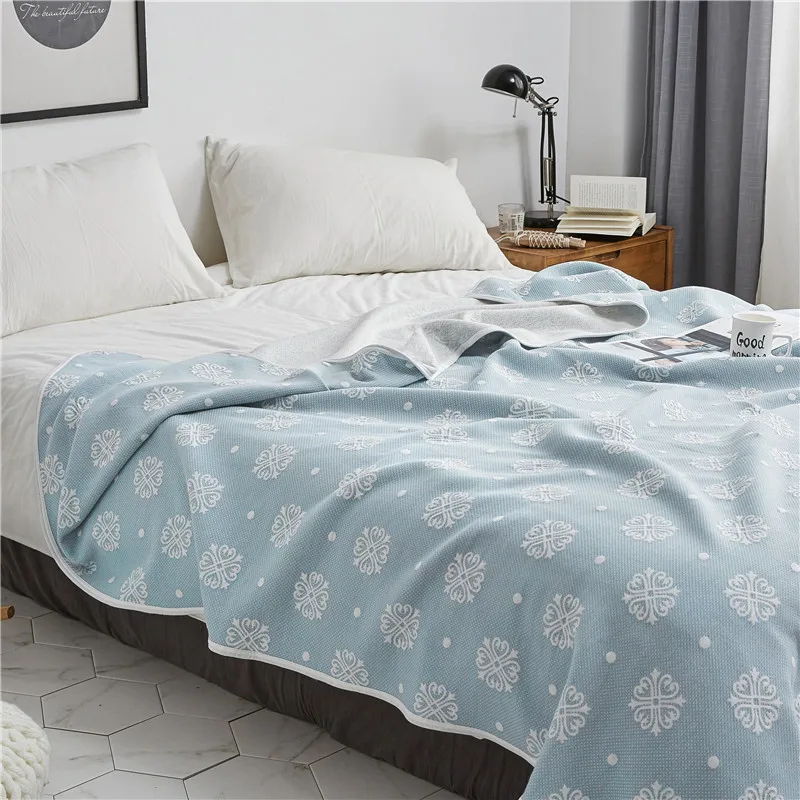 

New Air Conditioning Quilt Comforter Blanket Summer Cotton Full Queen King Bedspread Plaids machine washable Bed Covers