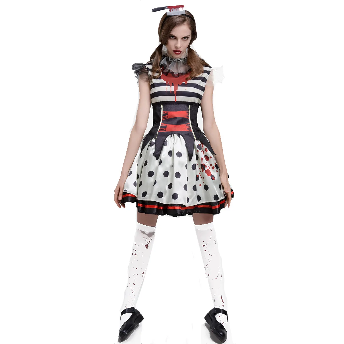 

Ghost Bride Cosplay Costumes Halloween Costumes Women Adult Anime Cosplay Girls Vampire clown halloween blood costume