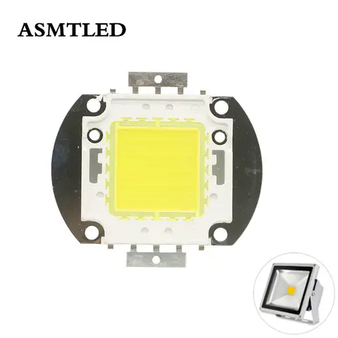 Full Watt 10W 20W 30W 50W 100W High Power LED Integrated Chip Light Source 9-12V 24-38V Lamp SMD IC Flood Light Bulb