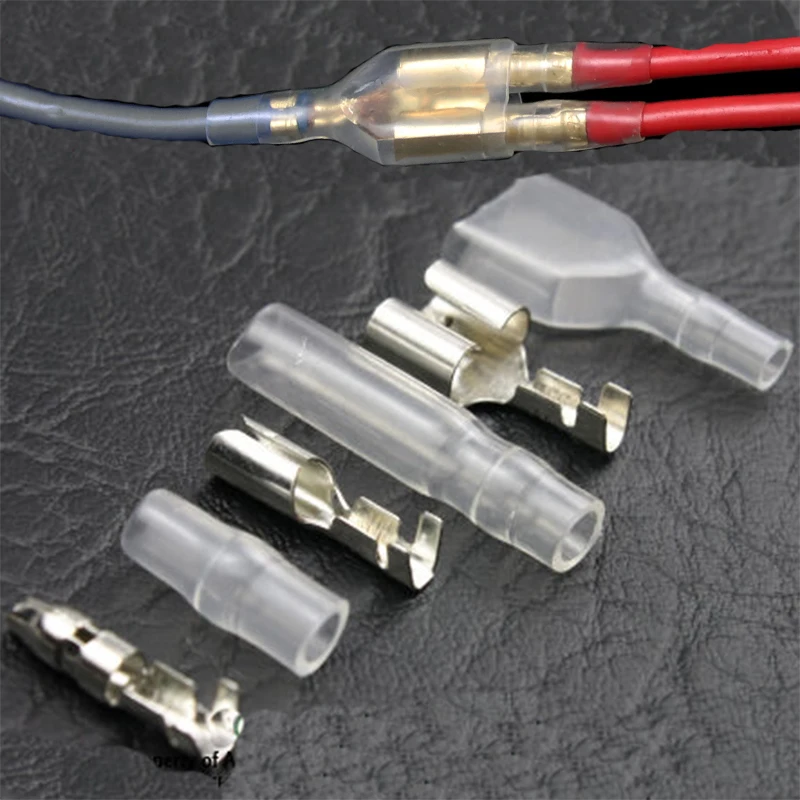 50set Bullet Connectors terminale do 3.9mm 4.0mm męski, żeński i pojedynczy podwójny asortyment złącze przewodu elektrycznego samochodu japoński