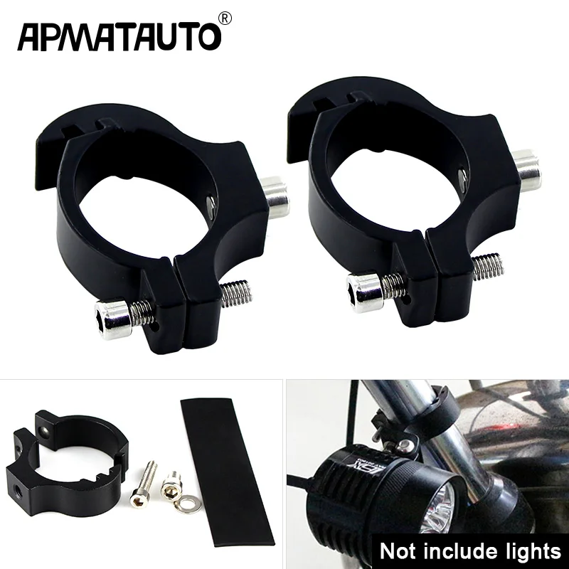 Soporte Universal para faro de motocicleta, tubo, horquilla, soporte para foco, abrazadera de montaje, Kit de abrazadera para manillar para Honda E8T7
