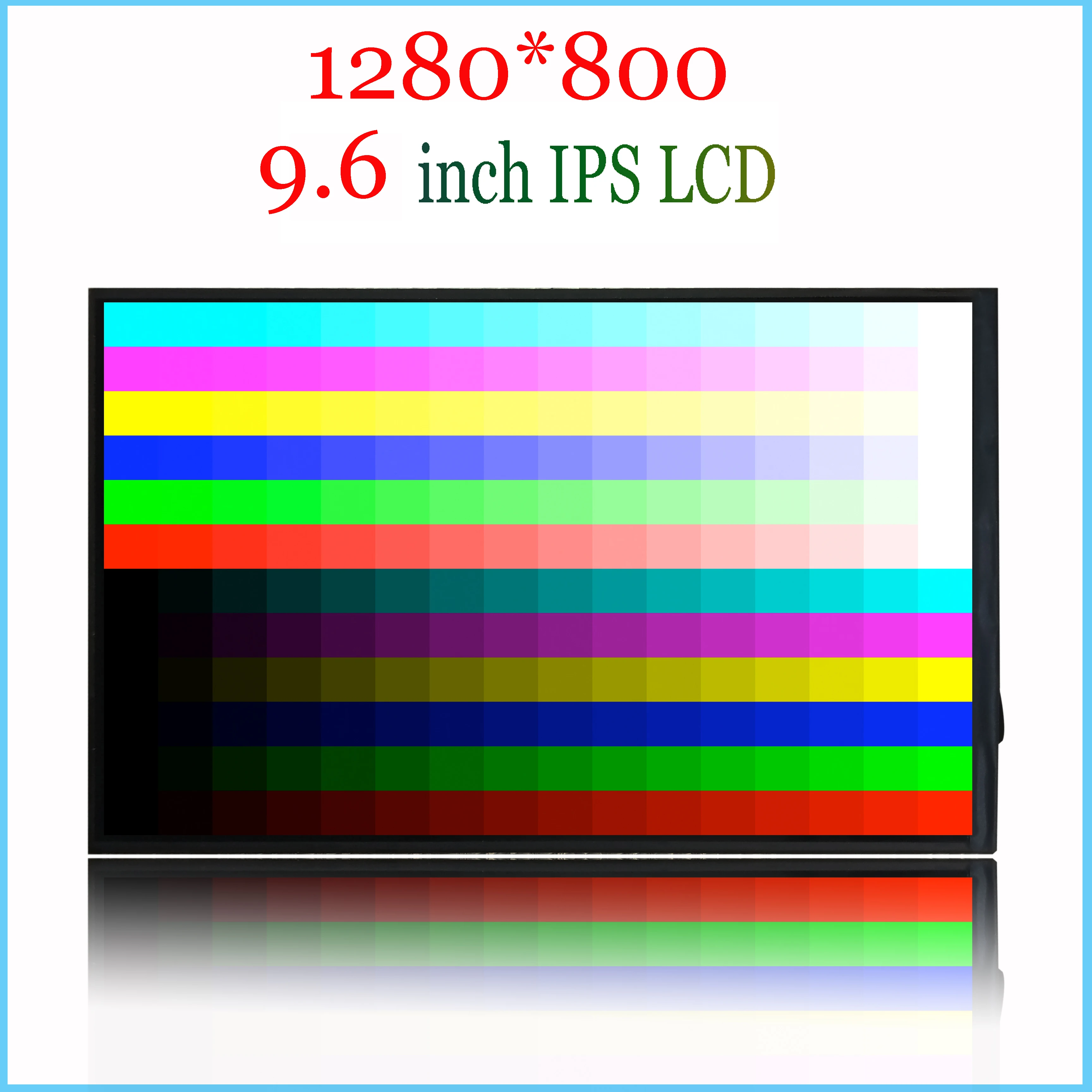 

9.6" lcd matrix For Irbis TZ961 TZ-961 3G TABLET inner display Screen Panel Lens Module 34pin