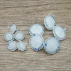 5pcs/lot 13mm 25mm Disposable hydrophobic organic Flter with PTFE Microporous Membrane For Lab liquid chromatography (HPLC)