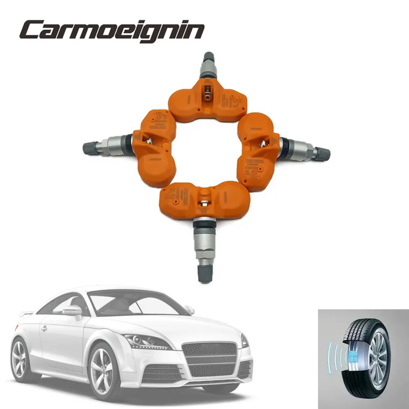 

4 шт., датчик давления в шинах 433 МГц 4D0-907-275 C/4D0907275C, TPMS для Audi A8 Quattro 2003-2009 / VOLKSWAGEN PHAETON 2004-2006