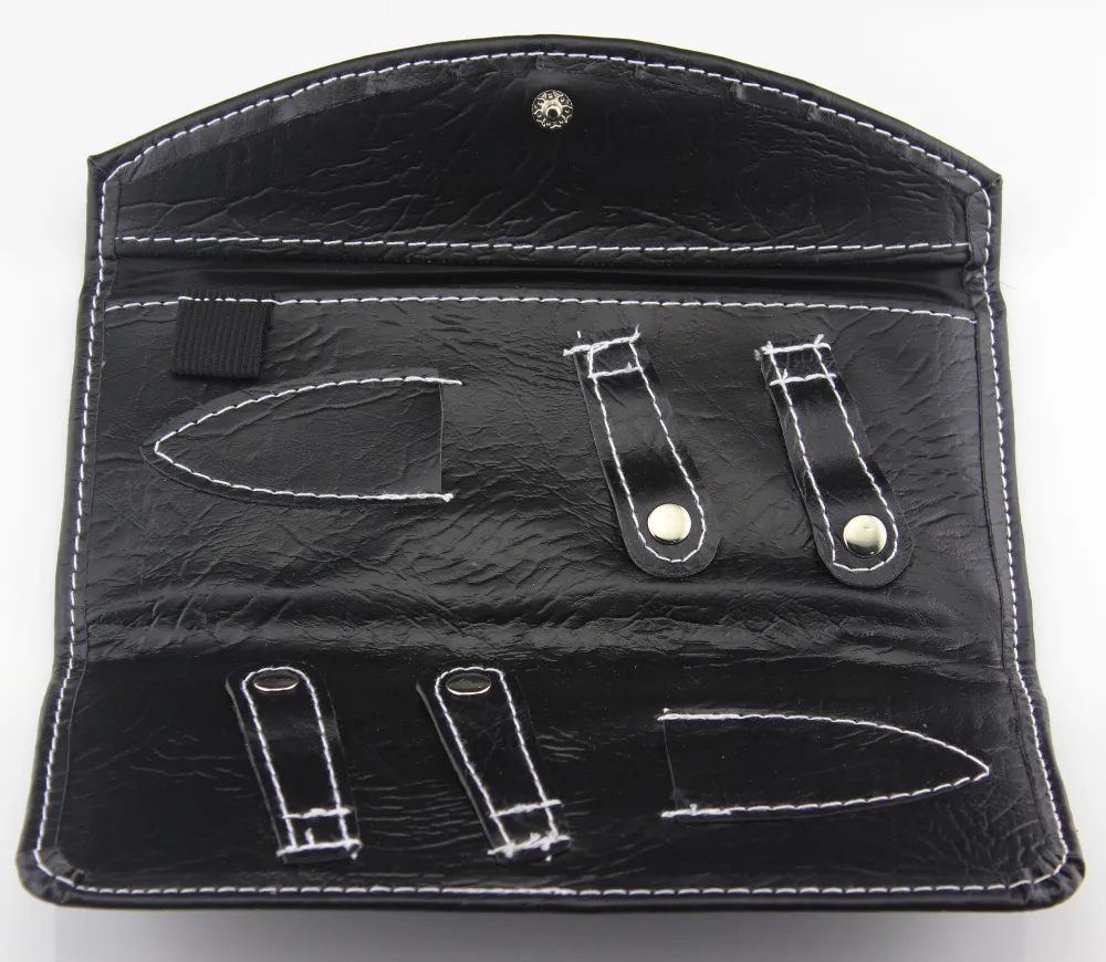 New professional hair scissors leather case thinning cutting bags hairdresser  barber accessories   Free shipping