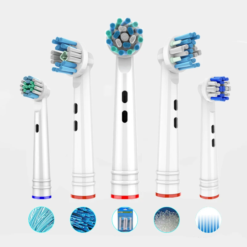 4/8Pcs Electric Toothbrush Replacement Brush Heads nozzle For Oral B 3D Whitening Sensitive Clean Sensi Ultrathin Gum Care