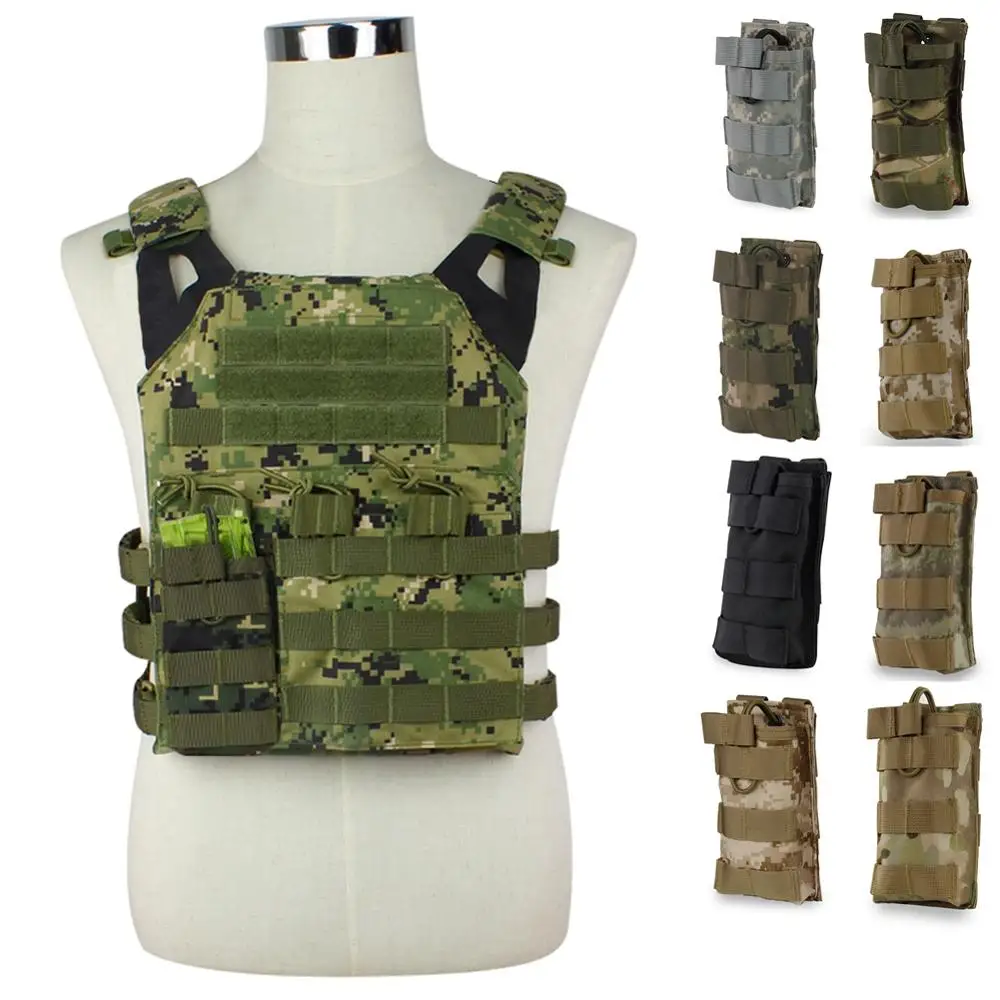 

Outdoor Single Magazine Pouch Tactical Molle Single M4/M16 AR15 Open Top Mag Pouch Airsoft MOLLE Mag Pouch