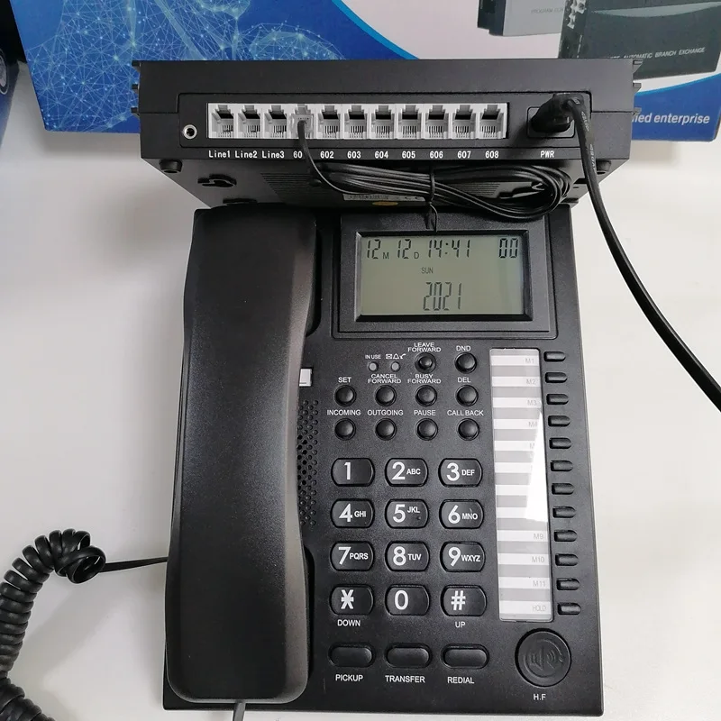 Cheapest PBX / PABX SV308 Office Phone system ( 1 PBX system + 1 Main phone for operator)-On sale