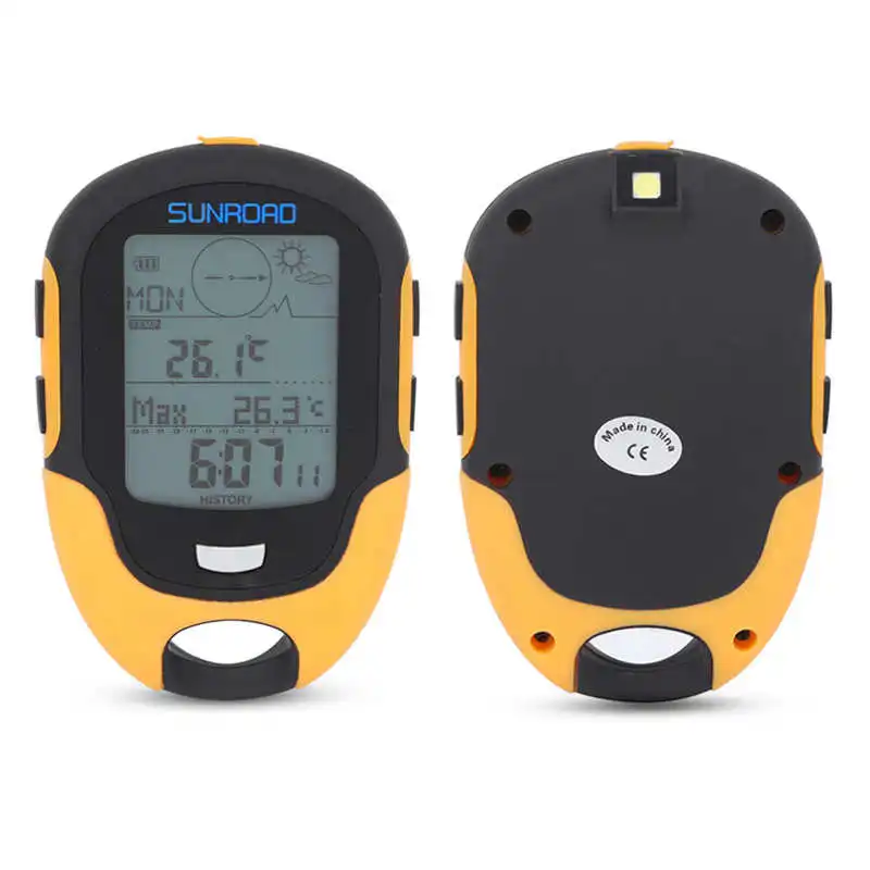 SUNROAD 500 510 Handheld GPS Navigation  Receiver Portable Handheld Digital Altimeter Barometer Compass Locator