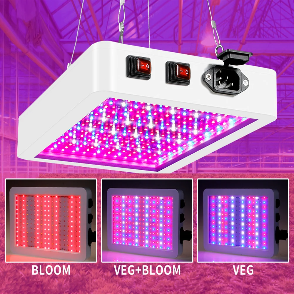 Led Plant Growing Veg Bloom Phyto Lamp Hydroponic Growth Light Greenhouse Fito Light Vegetable Seedling Plant Grow Lighting D30