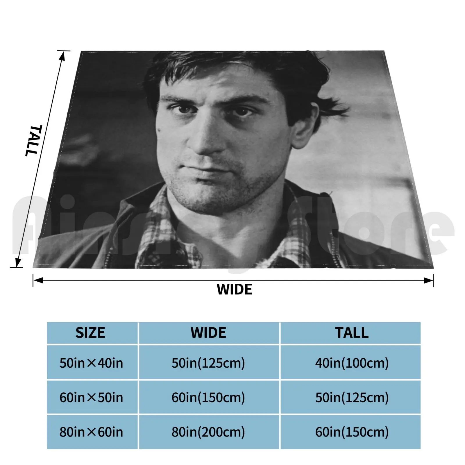 Robert De Niro Blanket Fashion Custom Robert De Niro