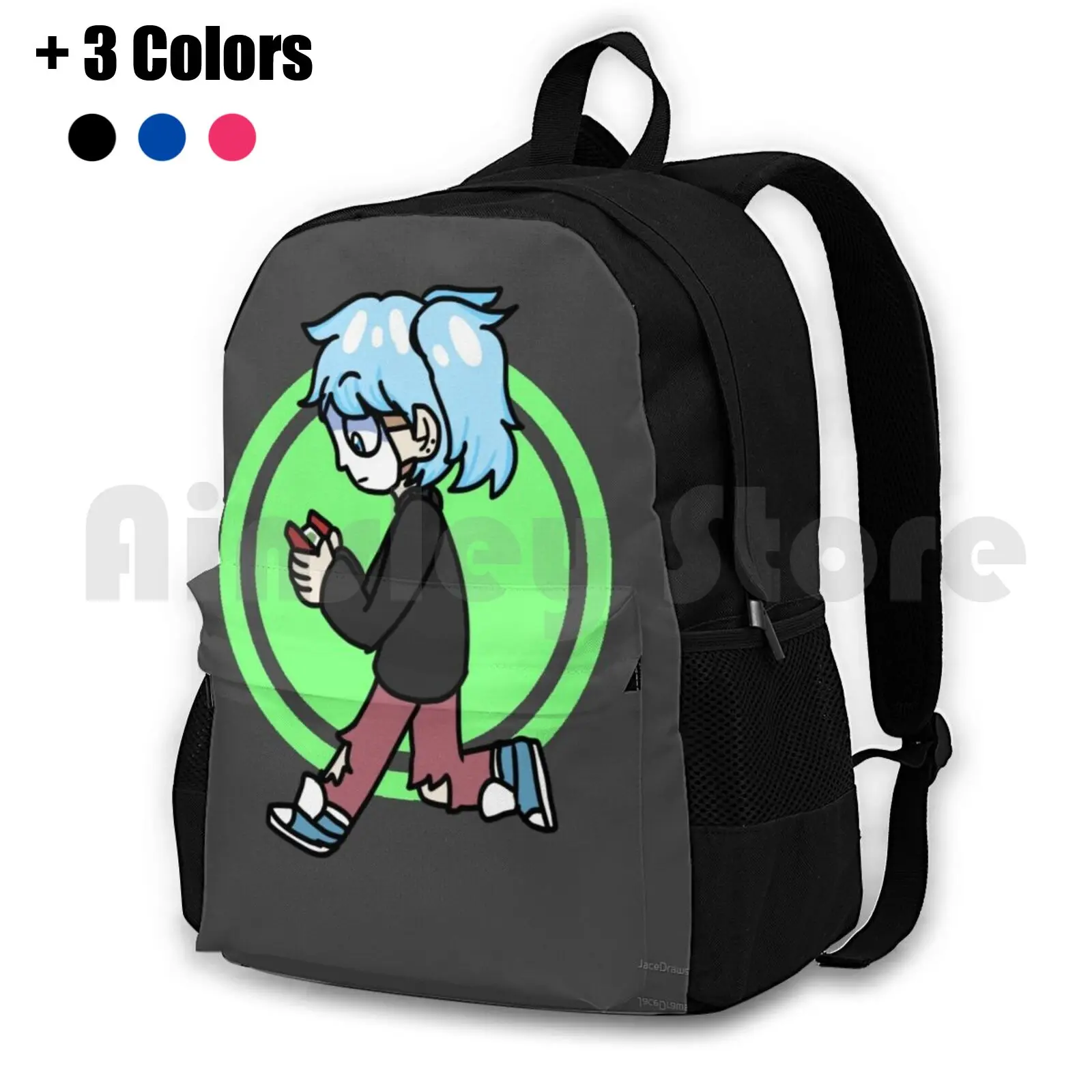 Sally Face-Looking For Spooks Outdoor Hiking Backpack Riding Climbing Sports Bag Sally Face Sally Face Salfisher Sal Vulcano