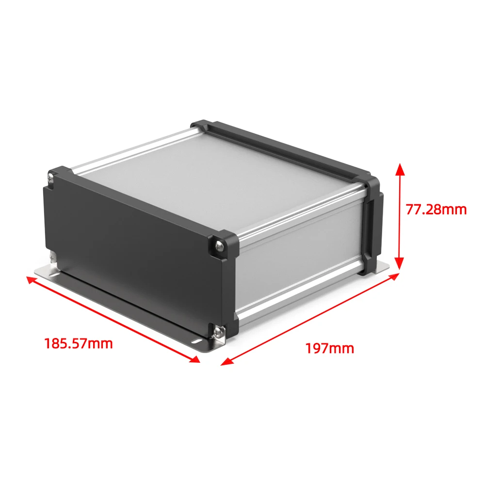 Electronic Instrument Enclosures For Aluminium Alloy Waterproof Junction Box Wall Mount Dustproof Project Shell M11 180*70MM