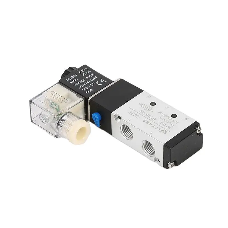 

4V310-10 Pneumatic Control Solenoid Valve 2 Position 5 Way Air 12V 24V 110V 220V Cylinder