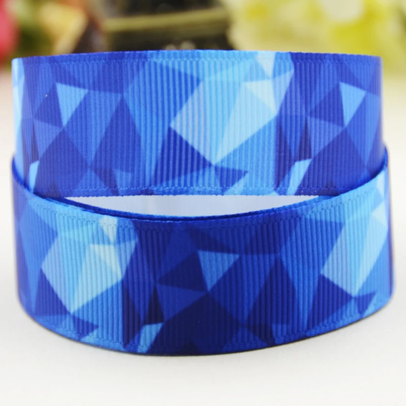 

22mm 25mm 38mm 75mm Geometry cartoon printed Grosgrain Ribbon party decoration 10 Yards X-03714