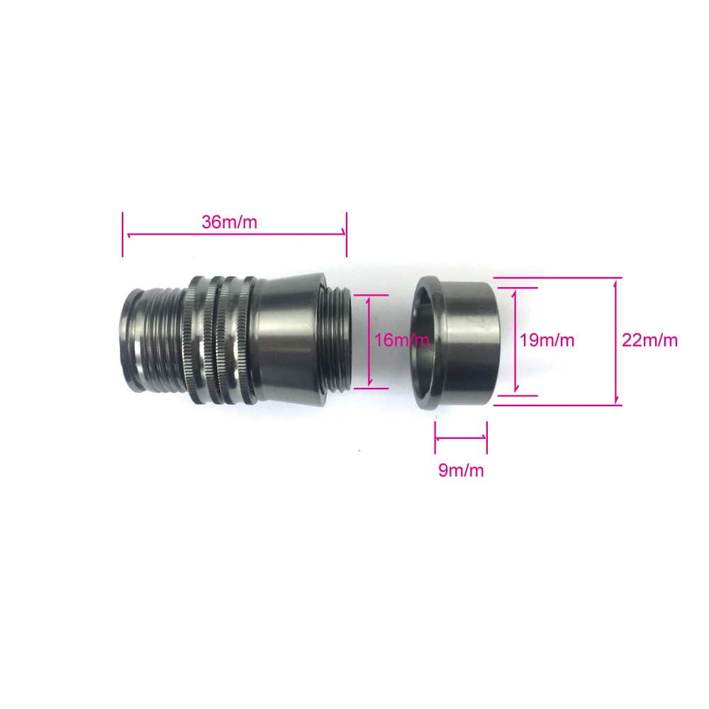 Fly Rod Reel Seat Aluminum Hardware  20G DIY Repair Part For Reel Seat  Only Hardware NooNRoo 1 Set view 3