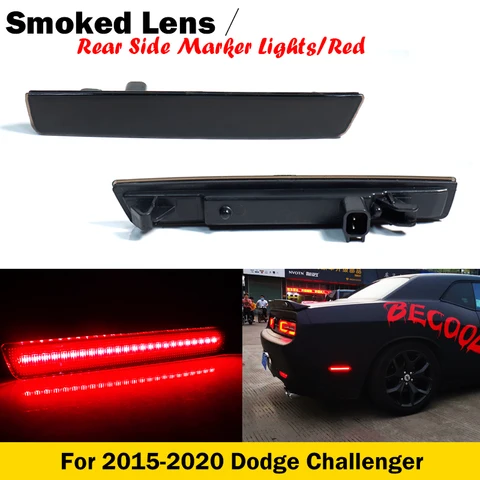 Светодиодные Боковые Габаритные Огни И Задние Бамперные Отражатели Для Dodge Challenger 2015 Года И Новее: Комплект Стоп-сигн...