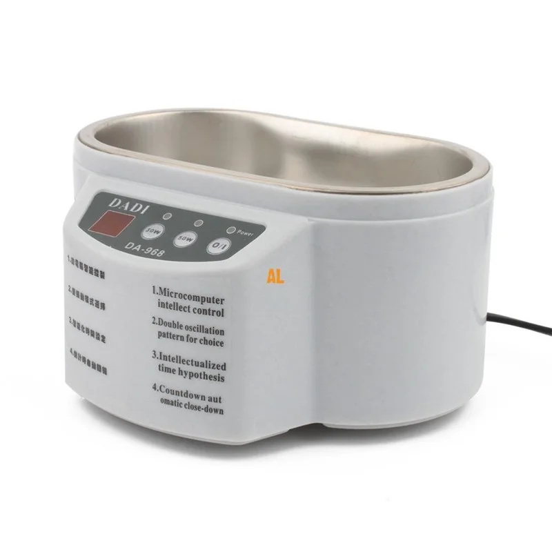 Mini limpador ultrassônico de banho para relógio com joalheria e placa de circuito ic 30w/50w 220v ou 110v