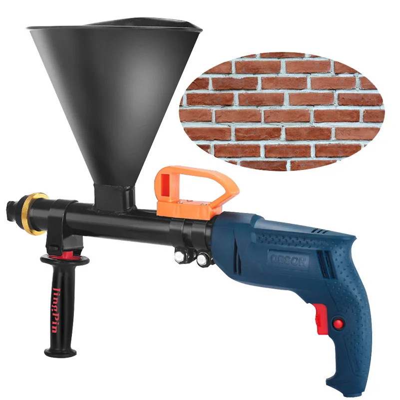 

Caulking Gun Electric Mortar Grouting Gun Portable Cement Filling Fit for Cement Grouting Glue, Mending-leakage Grouting Machine