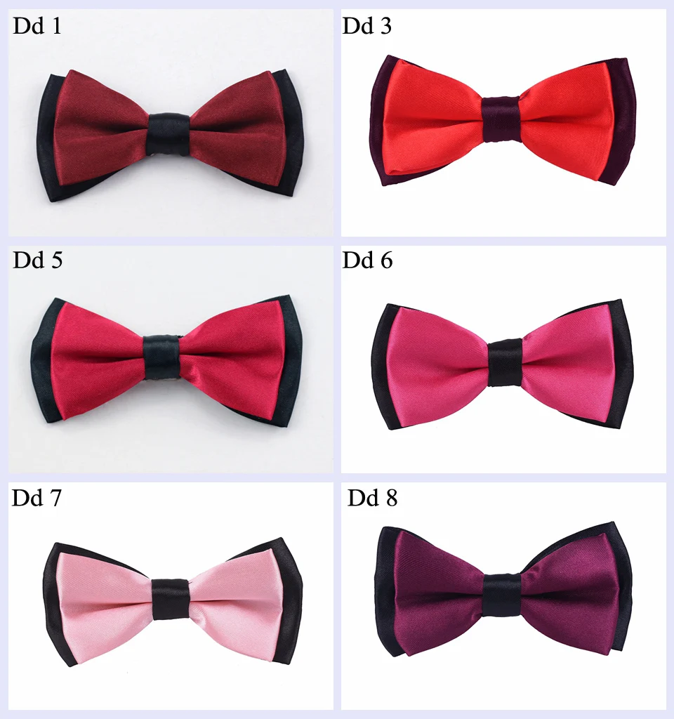 Elegante Baby-Fliege für Jungen und Mädchen, Modische Einfarbige Fliege für Kunstausstellungen, Partys, Geschenke, Baby Schwarz Blau Hochzeit Farbblockierung – Detail 6