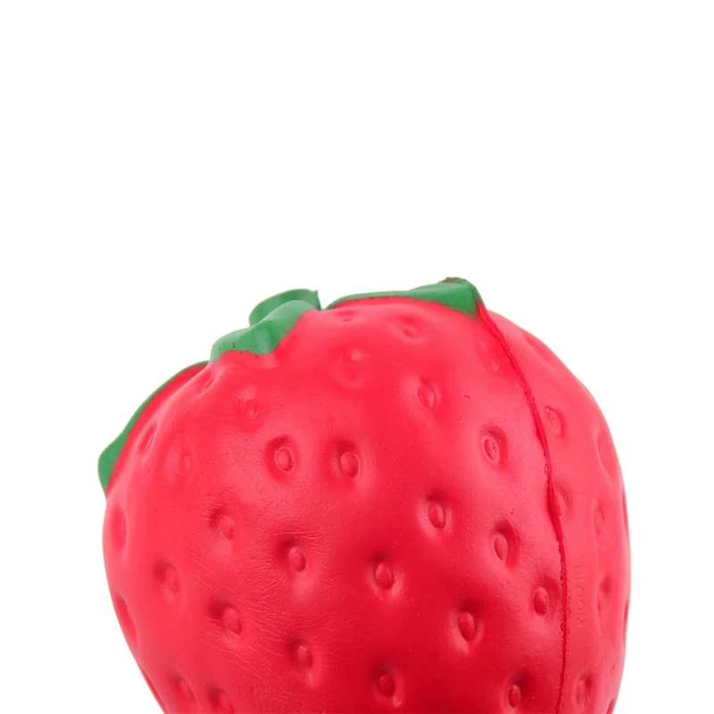 Squishy Strawberry cheap Slow Rising Squeeze Phone Strap Charm Squishes Simulation soft Scented Kid Toy Gift Collections