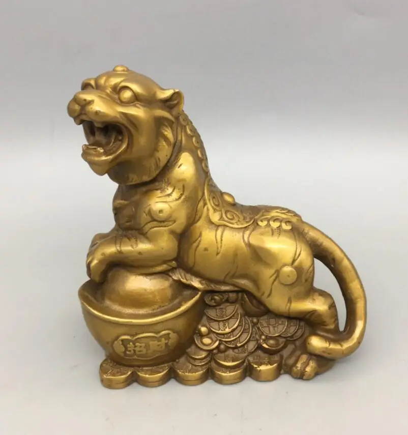 

Archaize brass recruit wealth Ingots tiger desktop decoration crafts statue