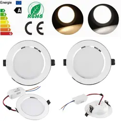 Możliwość przyciemniania Downlight 3W 5W 7W 9W 12W 15W 18W 21W LED lampa wpuszczana żarówka sypialnia kryty oświetlenie punktowe LED 110V 220V 240V