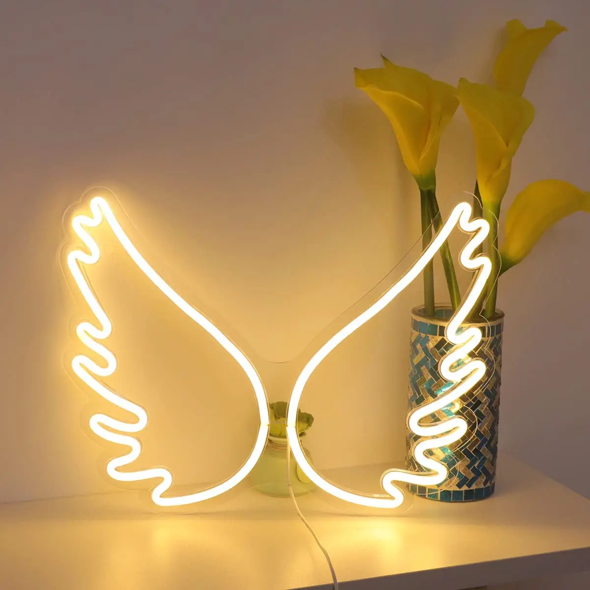 

Wing Neon Light Sign LED Night Lights USB Operated Decorative Marquee Sign Bar Pub Store Club Garage Home Party Decor