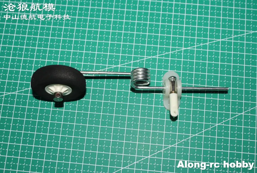 Train d'atterrissage avant principal en aluminium 15E avec Kit de roues pour modèles d'avion RC 800-1200g, pièce de rechange pour modèle d'avion à monter soi-même, A33