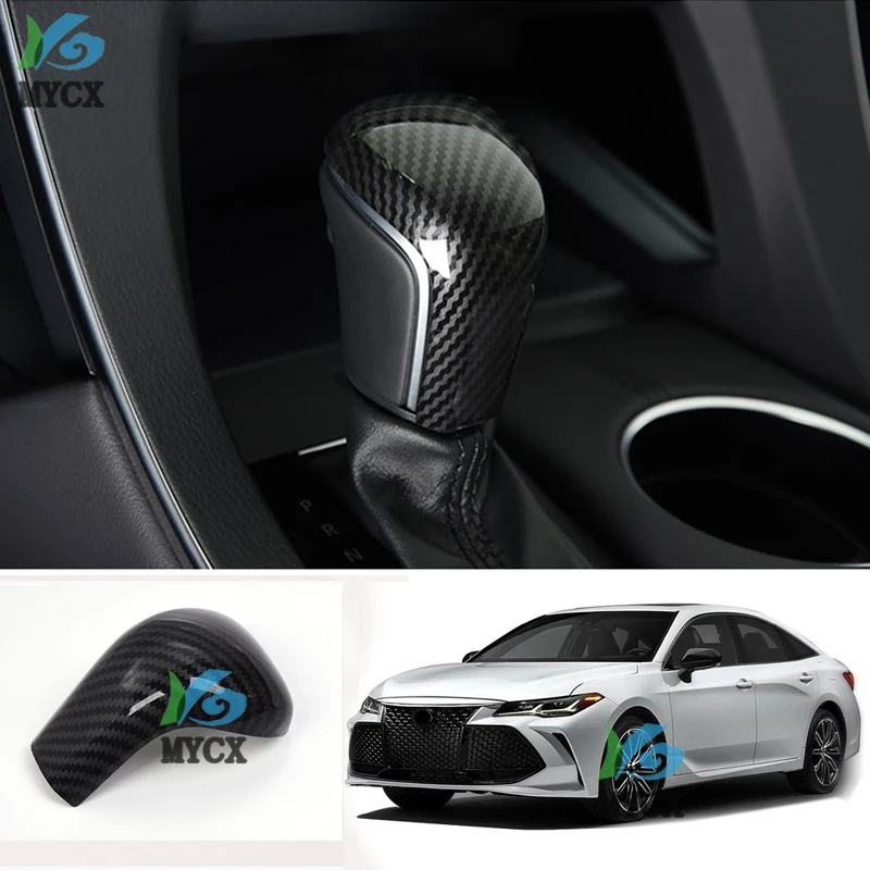

For Toyota Avalon 2019 2020 ABS Matte Car Gear Head Shift Knob Cover Gear Shift Handle Trim Styling