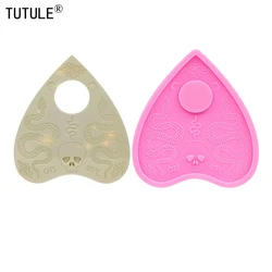 Shiny Large snake planchette Silicone Mold Resin Crafting Polymer Clay Keychain Mold  snake Craft Silicone Mold Food grade mold