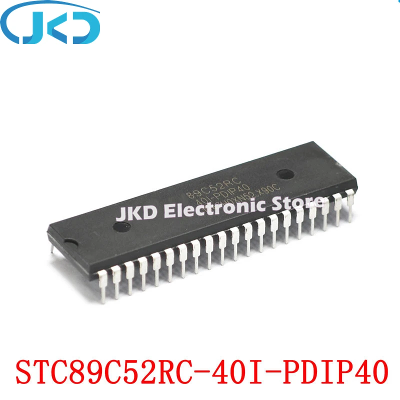 2pcs New and Original STC89C52RC-40I-P  STC89C52RC DIP40