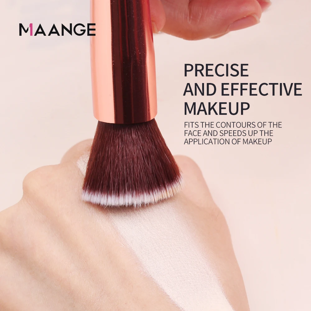 MAANGE 1 Chiếc Cọ Trang Điểm Tròn Lớn Đa Năng Kem Nền Che Khuyết Điểm Contour Brush Vẻ Đẹp Trang Điểm Chuyên Nghiệp Mỹ Phẩm Dụng Cụ