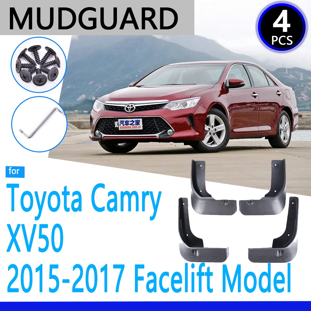 

for Toyota Camry XV50 50 2015 2016 2017 Mudguards Splash Guards Fender Front Rear Mud Flaps Car Parts Auto Stying Accessories