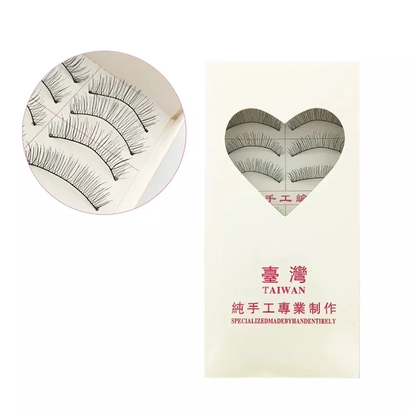 10 Pairs/box 217# Natural Long Slender Thick Soft Handmade False Eyelashes For Eyelashes Extensions Makeup Tools