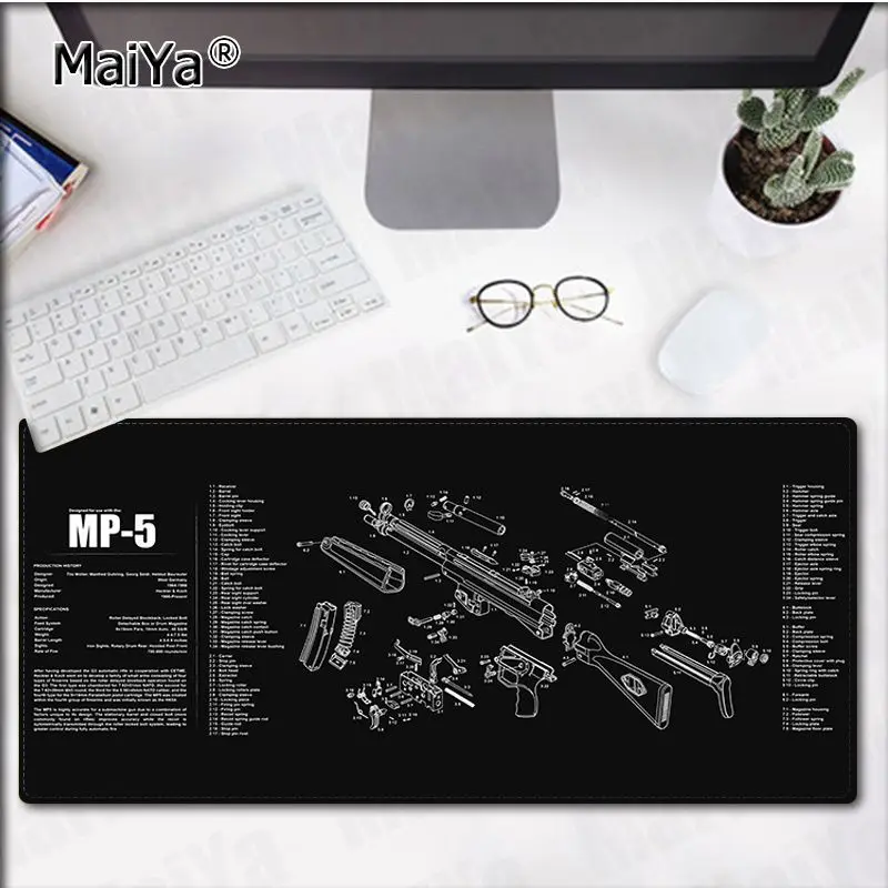 CS GO gun parts m14 AR-15 HK45 AK47 98K Gamer Speed Mice Retail Small Rubber Mousepad Shipping Large Mouse Pad Keyboards Mat