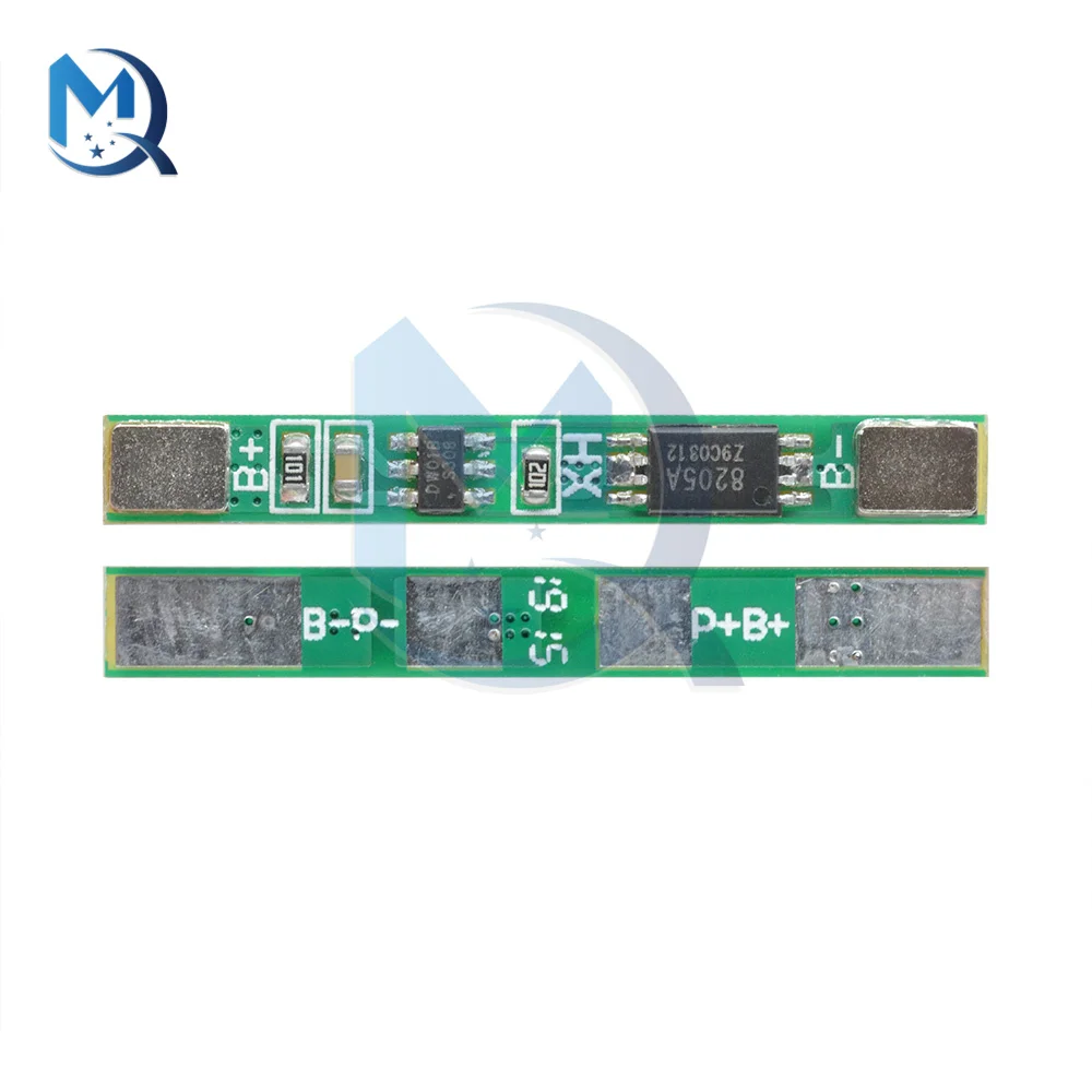 1S 3.7V 2.5A Lithium Battery Protection Board BMS PCM Lithium Polymer 18650 Battery Charger PCB Board For 18650 Charging Module