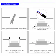 10 LED Recessed Ceiling Lights 220V #6