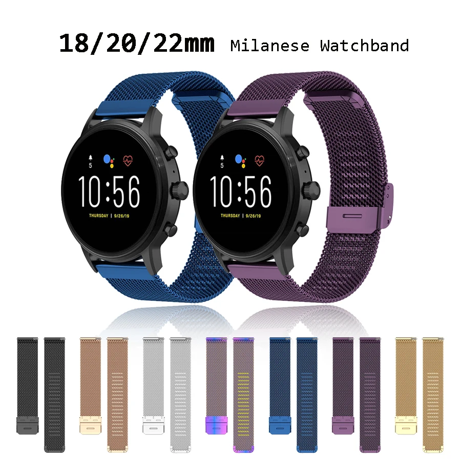 

Ремешок «Миланская петля» для смарт-часов Garmin Vivoactive 3 Forerunner 645 245 Garmin Vivoactive 4