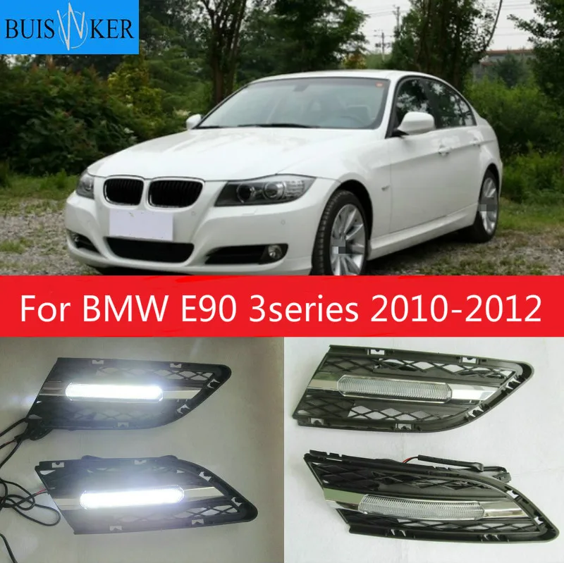 

2PCS Car LED DRL For BMW E90 3series 328i 320i 323i 325i 330i 2010 2011 2012 Daytime Running Lights Daylight Fog lamp