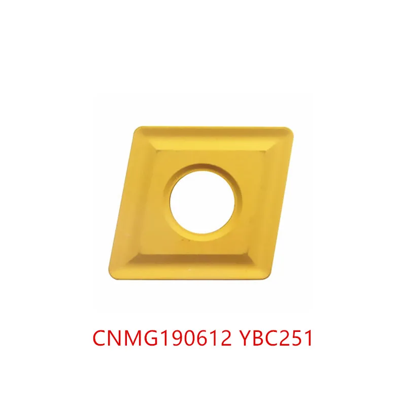 10P CNMG190608,CNMG190612,CNMG190616 YBC251,CNMG190612-PM CNC Lathe Tool Turning Carbide Insert For Steel