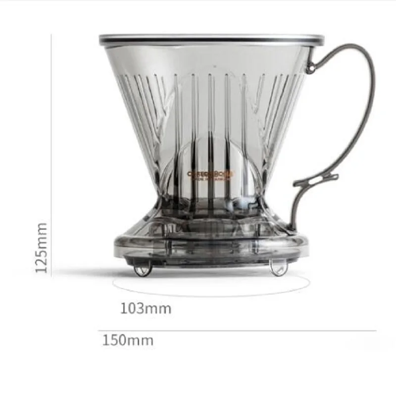 CAFEDE KONA Mr.Clever Drip Smart Coffee Cup  Filter Coffee Maker  Manual Cup Clever Dripper
